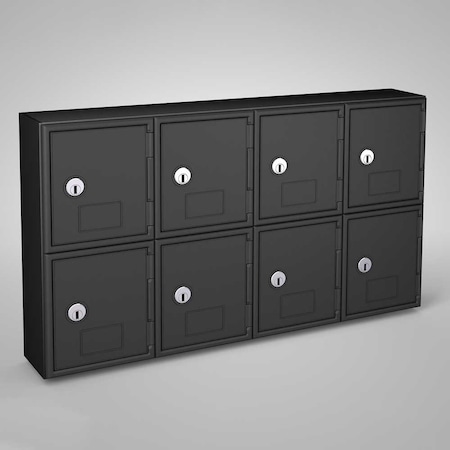 United Visual Products Sliding Door Indoor Enclosed Corkboard, 7 UV9010ACS-WHITE-APRICOT